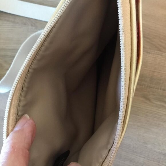 Coach Julia Legacy Multicolor and Gold Striped Crossbody Bag with Gold Coach Tag - Picture 9 of 9